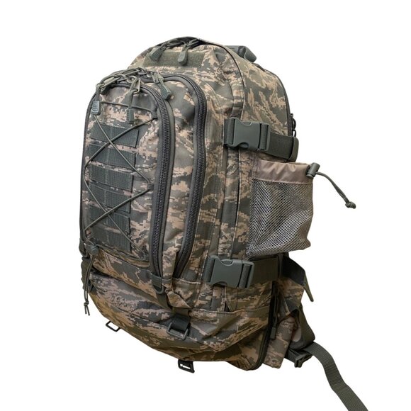 Code Alpha Men’s Light Green Nylon Digital Camo 4.5” Expandable Tactic Backpack - Picture 4 of 15